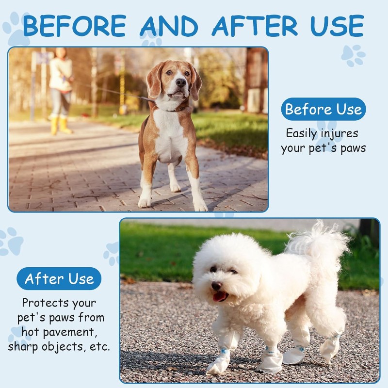 【CHRISTMAS 】Pet Disposable Sho - đánh giá và giá Dog Booties Paw Protector