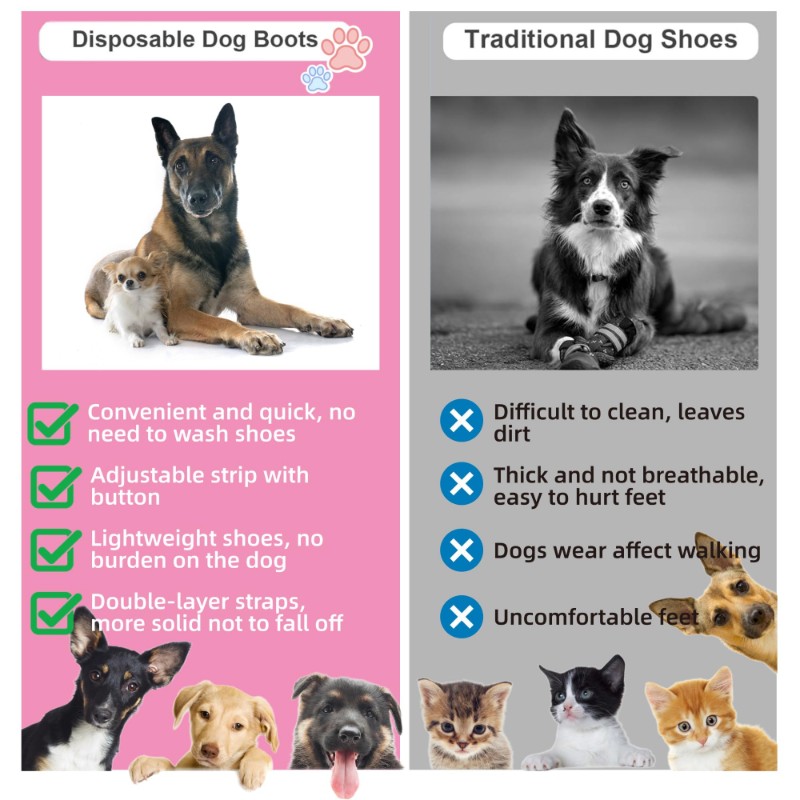 【CHRISTMAS 】Pet Disposable Sho - đánh giá và giá Dog Booties Paw Protector