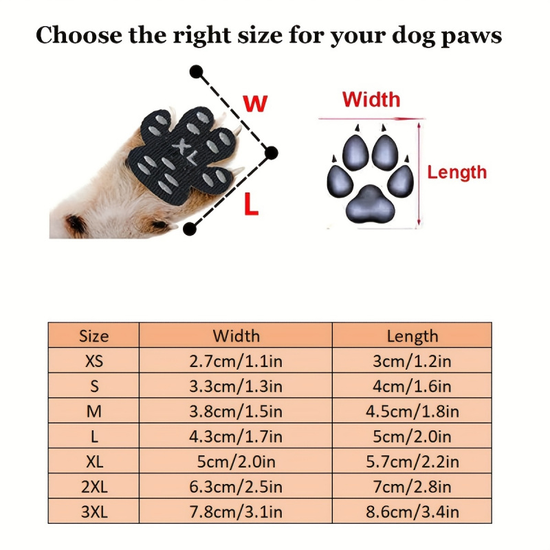 Dog Anti-Slip Pads Waterproof  - đánh giá và giá Dog Booties Paw Protector