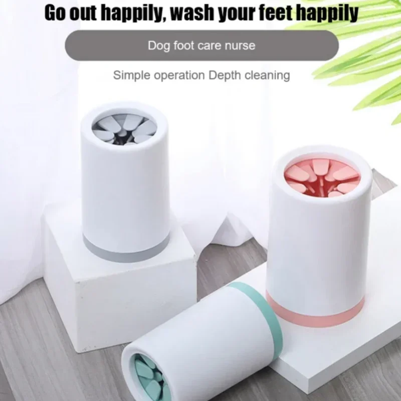 Automatic Pet Foot Washer Cup  - đánh giá và giá Dog Paw Cleaner