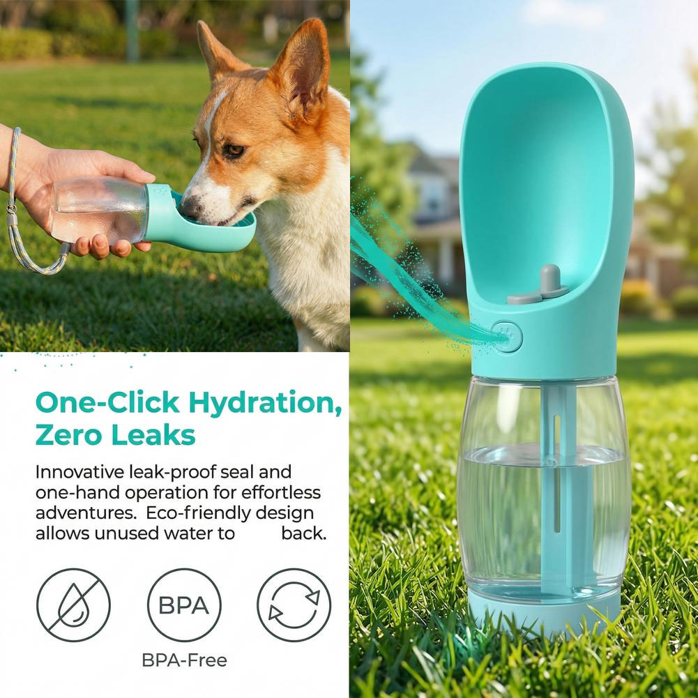 Portable Dog Water Bottle Trav - đánh giá và giá Pet Supplies Plus