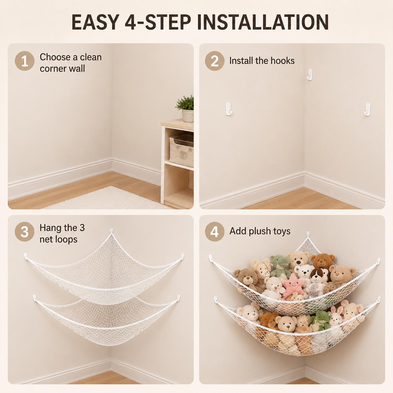 Mesh Toy Storage Hammock Hangi - đánh giá và giá Pet Supplies Us