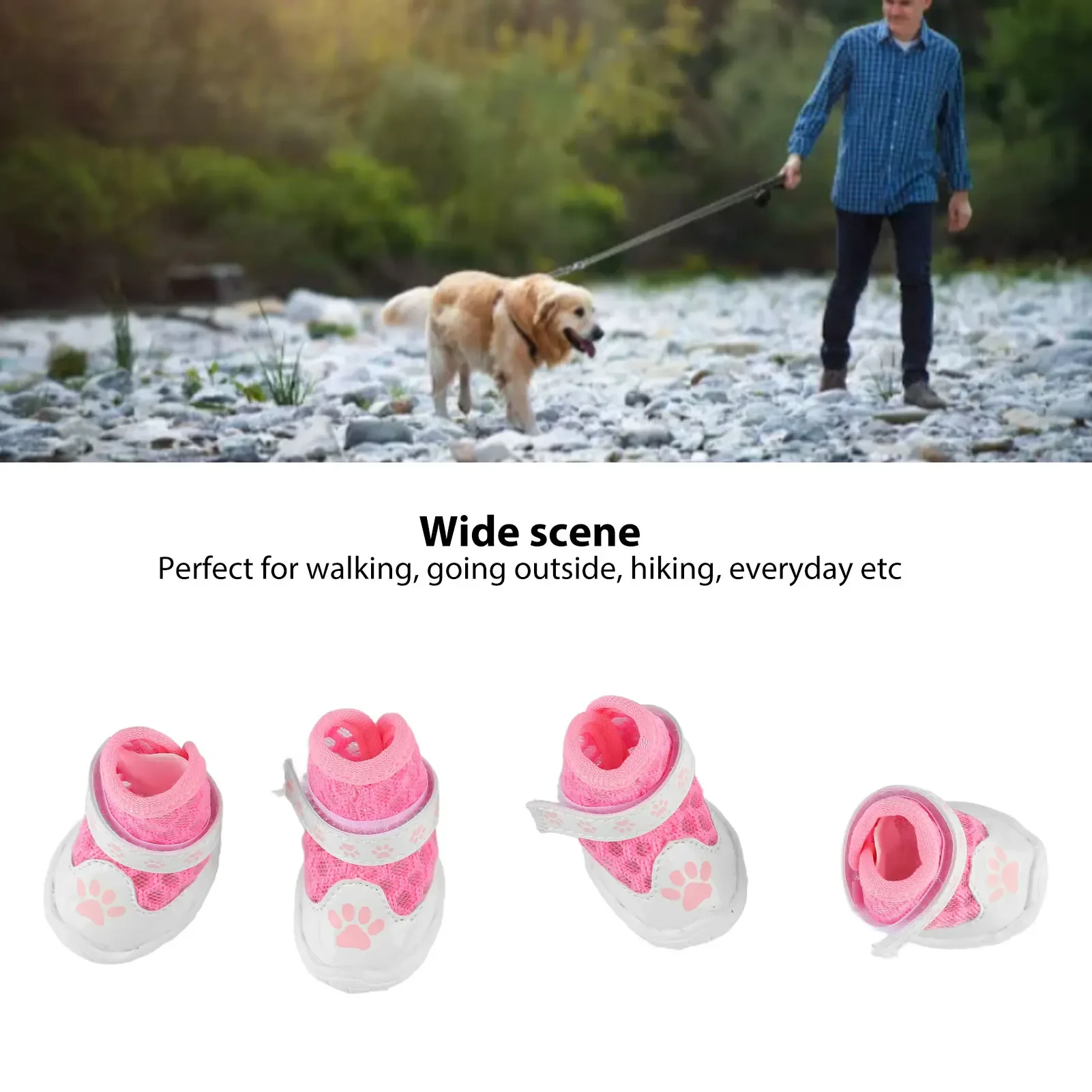 4pcs Dog Booties Spring Summer - đánh giá và giá Dog Booties Paw Protector