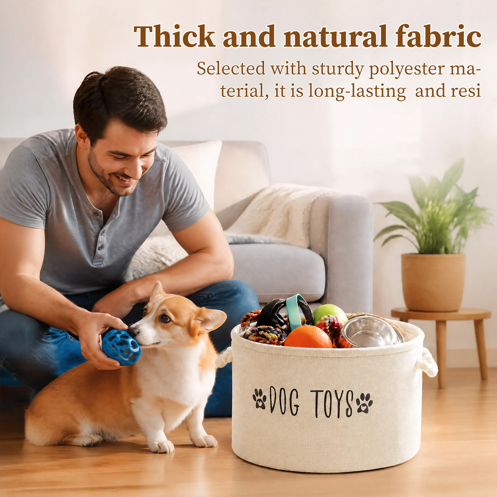 Pet Toy Storage Basket Dog Cat - đánh giá và giá Pet Supplies Plus