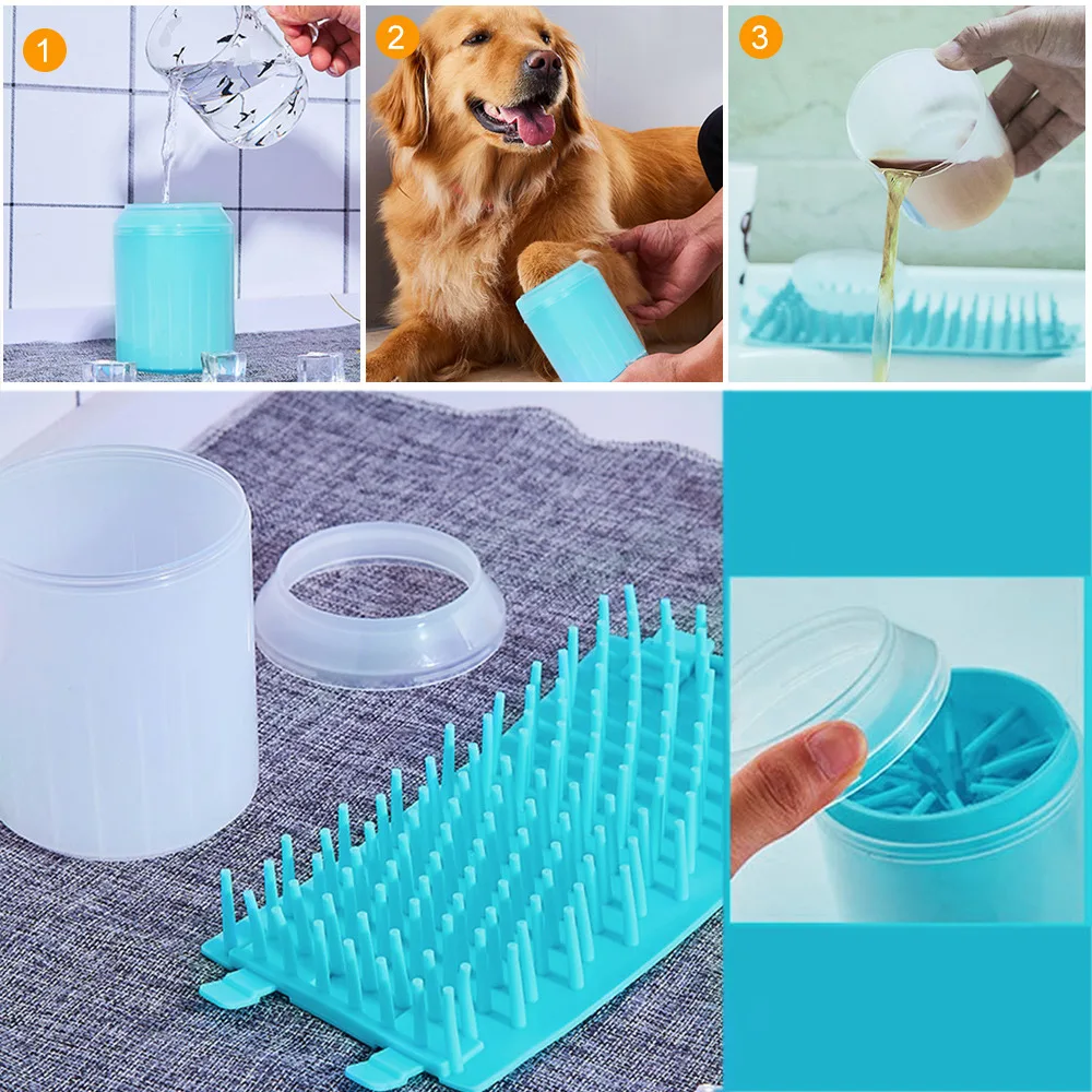 Paw Plunger Pet Paw Cleaner So - đánh giá và giá Dog Paw Cleaner