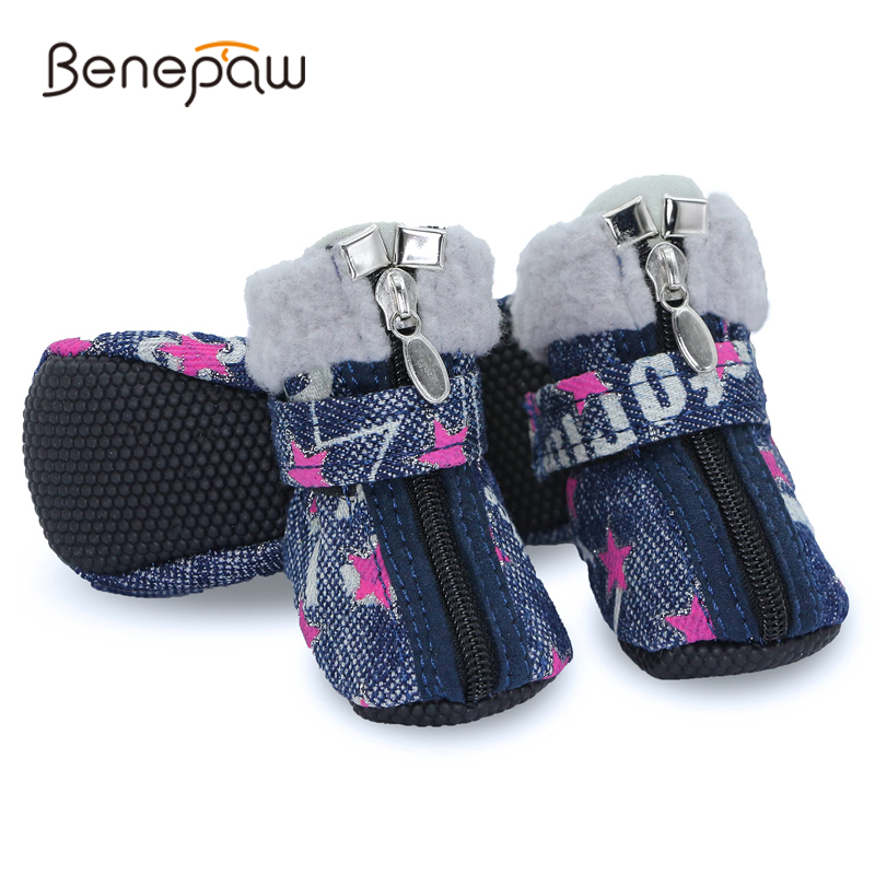 Benepaw Ấm Chó Giày Mùa Đông T - đánh giá và giá Dog Booties Paw Protector